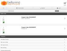 Tablet Screenshot of bellaninainstitute.com